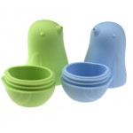 Bath Pourers Silicone Birds - Blue/Green - 2pc Set