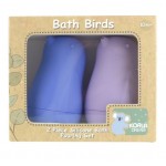 Bath Pourers Silicone Birds - Purple/Blue - 2pc Set