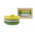 Bath Boats 3pc - Silicone - Green