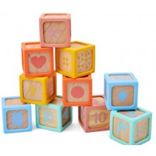 Blocks Wild Cubes 10pcs - Eurekakids