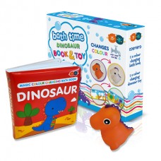 Bath Book & Dinosaur - Colour Changing - Buddy & Barney