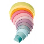Rainbow Stacker Large Pastel - Grimm's Toys