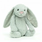 Bashful Bunny Medium - Shimmer (grey) Rabbit - Jellycat 