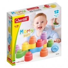 Momy Soft Building Blocks 12 pc - Quercetti