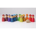 Rainbow Friends Cherrywood 12pc - Grimm's Toys