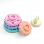 Rainbow Stacker Teether Toy - Pastel - Jellystone Designs