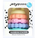 Rainbow Stacker Teether Toy - Pastel - Jellystone Designs