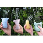 Bath Pourers Silicone Animals Pastel - 4pc Set