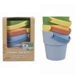 Shower Buckets 3pc - Silicone - Blue/Green