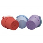 Shower Buckets 3pc - Silicone - Red/Purple