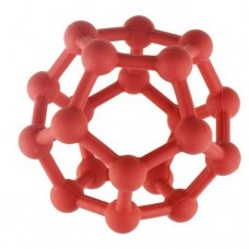 Teether Silicone Grip Ball - Atomic Red