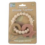 Teether Silicone - Textured - Key Purple