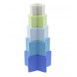 Stacking Stars - Silicone - Blue