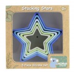 Stacking Stars - Silicone - Blue