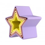 Stacking Stars - Silicone - Purple