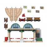 Thomas & Friends Wooden Railway - Knapford Station Passenger Pickup Playset