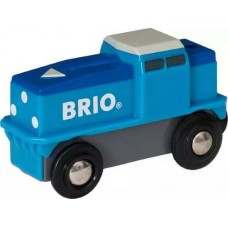 Train - Engine Cargo Battery - Brio Wooden Railway 33130 Train - Engine Cargo Battery - Brio Wooden Railway 33130