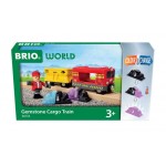 Train - Gemstone Cargo Train 5 pc - Brio Wooden Railway 36133 Coming April 2026