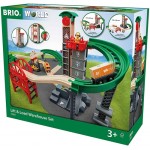 Train - Lift and Load Warehouse Set 32 pcs - Brio Wooden Trains 33887