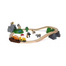 Train - Safari Adventure Set 26pc - Brio Wooden Railway 33960 Train - Safari Adventure Set 26pc - Brio Wooden Railway 33960