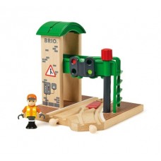 Train - Signal Station 2 pc - Brio Wooden Trains 33674