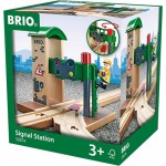 Train - Signal Station 2 pc - Brio Wooden Trains 33674