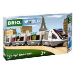 Train - TGV High Speed Train 7 pieces - Brio Wooden Trains 36087