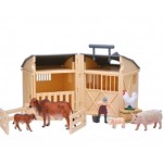 Stable Foldable with Farm Animals & Accessories - Collecta