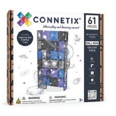 Connetix - Magnetic Construction - Ball Run Galaxy Pack 61pc Connetix - Magnetic Construction - Ball Run Galaxy Pack 61pc