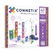 Connetix - Magnetic Construction - Ball Run Launcher Pack 47pc Connetix - Magnetic Construction - Ball Run Launcher Pack 47pc