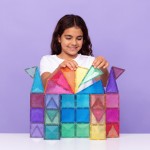 Connetix - Magnetic Construction - Glitter Castle Pack 48 pc NEW