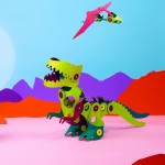 Clixo Crew Pack - Dinosaur Adventure 36 Piece Magnetic Construction Pack Clixo Crew Pack - Dinosaur Adventure 36 Piece Magnetic Construction Pack