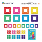 Connetix - Magnetic Construction - Bright Portal Pack 48 pc NEW