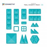 Connetix - Magnetic Construction - Charity Teal 20 pc Limited Ed. NEW On the Way!!