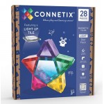 Connetix - Magnetic Construction - Light Star Pack 28 pc NEW 
