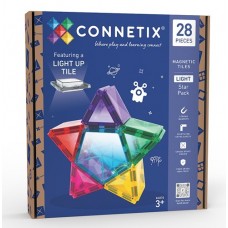 Connetix - Magnetic Construction - Light Star Pack 28 pc NEW 