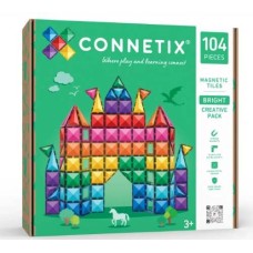 Connetix BRIGHT - Magnetic Construction - Creative Pack 104pc Connetix BRIGHT - Magnetic Construction - Creative Pack 104pc