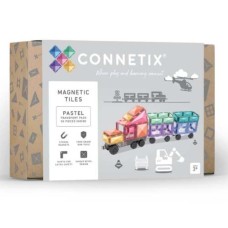 Connetix PASTEL - Magnetic Construction - Transport Pack 50pc Connetix PASTEL - Magnetic Construction - Transport Pack 50pc