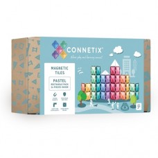 Connetix PASTEL - Magnetic Construction - Rectangle Pack 24pc