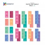 Connetix PASTEL - Magnetic Construction - Rectangle Pack 24pc