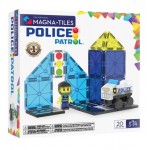 Magna-Tiles - Magnetic Tiles Police Patrol 20pc set COMING SOON