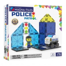 Magna-Tiles - Magnetic Tiles Police Patrol 20pc set COMING SOON
