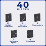 Magnetic Tile Topper - Road Pack - Tile Tek Magnetic Tile Topper - Road Pack - Tile Tek