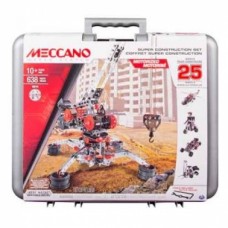 Meccano 25 Model Super Construction Set in Case