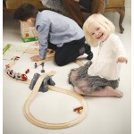 Train - Wooden Track Curved Switching Mechanical 2pc  - Brio Wooden Trains 33344