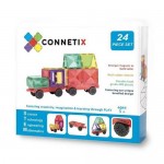 Connetix - Magnetic Construction - 24 pc Set Car Pack / Motion Pack