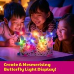 3D Glow Butterfly Canvas - KidzMaker - 4M
