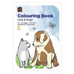 Colouring Book - Cats & Dogs- Educational Colours