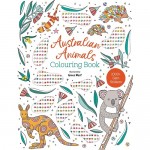 Colouring Book with Gem Stickers - Australian Animals