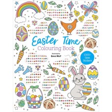 Colouring Book with Gem Stickers - Easter